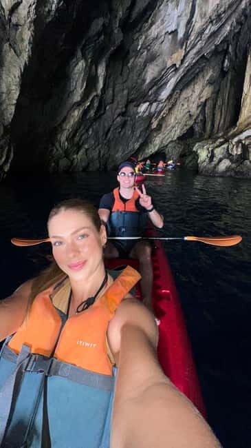 Amalfi: Kayak/Snorkel Tour to Pandora Cave with Lemon Spritz - How Guides Make This Tour Feel Personal: Alessio and Ernesto