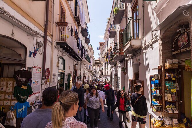 Amalfi, Positano and Ravello: Boat Tour from Naples - Queen Giovanna’s Baths, Punta Campanella, and the legend stops