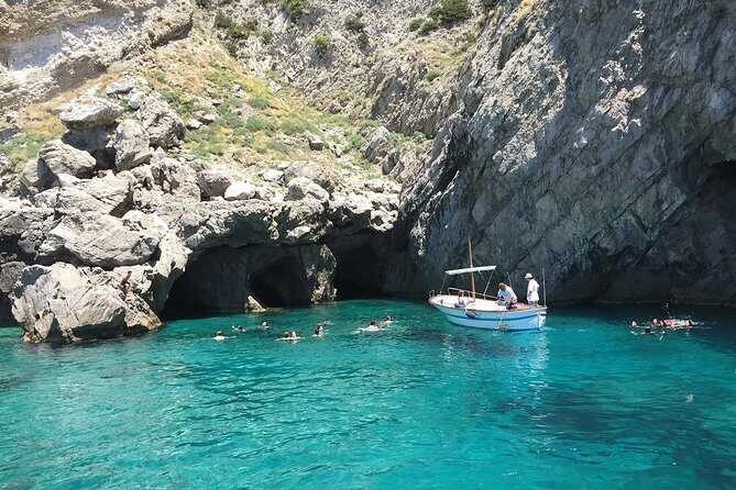 Amalfi to Capri Private Boat Tour - Swim Stops at Li Galli: Quiet Water Time Off Positano