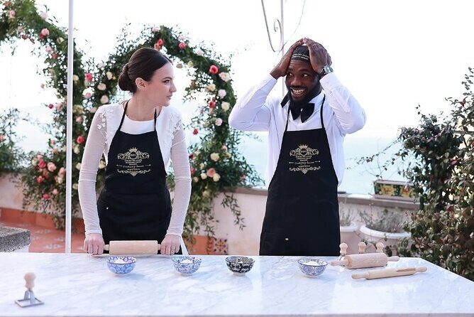 Authentic Pasta & Pizza Cooking Class with Sorrento Coast Pickup - Sorrento Pasta Steps and Caprese Ravioli Formation