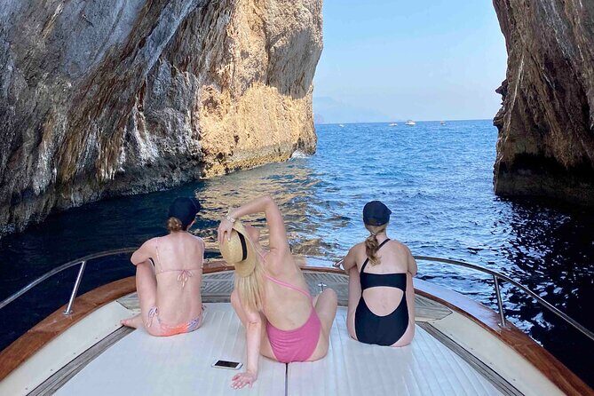 Capri Boat Tour with Optional Blue Grotto Visit from Sorrento - Punta Campanella Marine Park: the dolphin-and-turtle start
