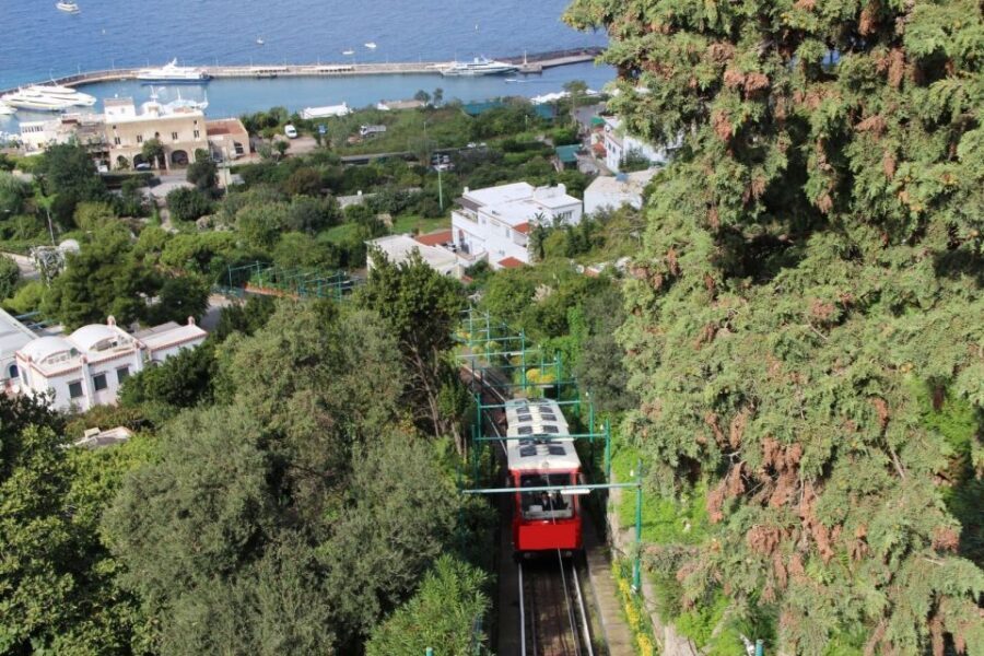 Capri: DIY Day Trip with Blue Grotto, Funicular & Lunch - Anacapri by bus: lunch at La Giara and how to use the break