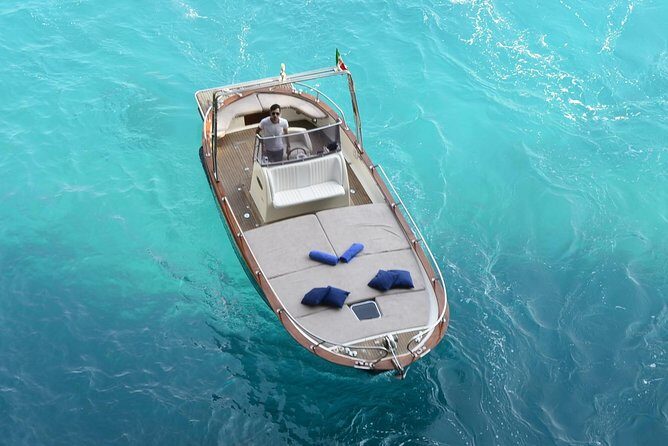 Capri excursion in a private boat - West Coast cruise toward Punta Carena lighthouse