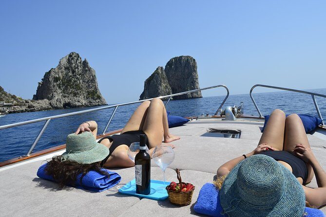 Capri excursion in a private boat - Cave of the Coral: snorkeling time, red color, and real comfort