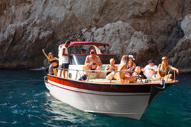 Capri Guided Boat Experience with Island Exploration and Transfer - Weather-Dependent Grotto Time: Clean Water When Conditions Cooperate