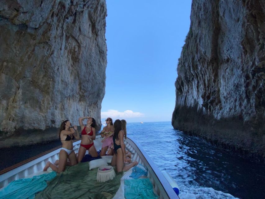 Capri: Island and Grottos Boat Cruise with Snacks and Drinks - Grottos along the coast: the part you’ll remember