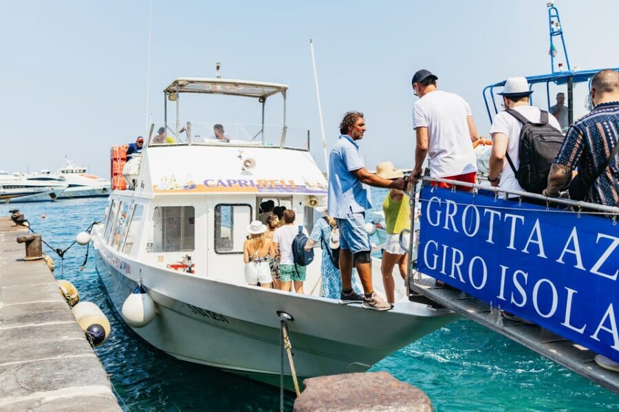 Capri: Island Boat Tour and Optional Blue Grotto Visit - The Coast Cruise Itself: Tiberius’s Leap, Arco Naturale, and Faraglioni