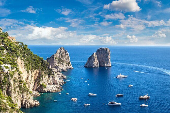 Capri Island Boat Tour from Amalfi with Snorkeling | Small Group - Conca dei Marini and the Runghetiello Grotto swim break