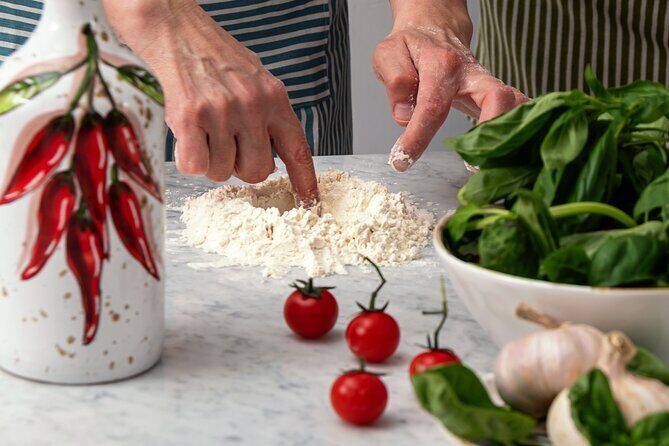 Cooking Class: Your Culinary Love Affair in Sorrento - A farmhouse kitchen above Sorrento with a Vesuvius view