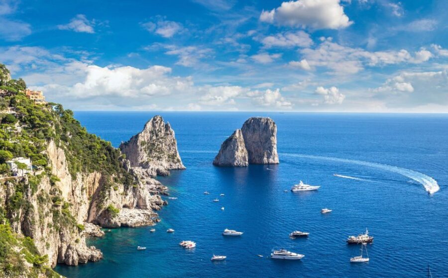 From Amalfi: Capri Island Boat Tour with Snorkeling & Drinks - Faraglioni plus the sea caves: the part you’ll feel in your bones