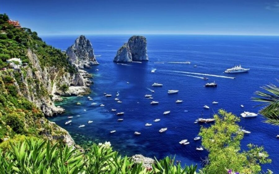 From Amalfi Coast: Capri and Anacapri Full-Day Guided Trip - Free time choices: Monte Solaro chairlift, lunch, or the Blue Grotto