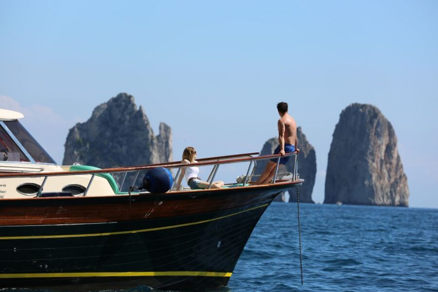 From Amalfi: Li Galli Islands and Capri Full-Day Boat Tour - Capri Arrives: Faraglioni Swimming and 2 Hours 30 Minutes on Land