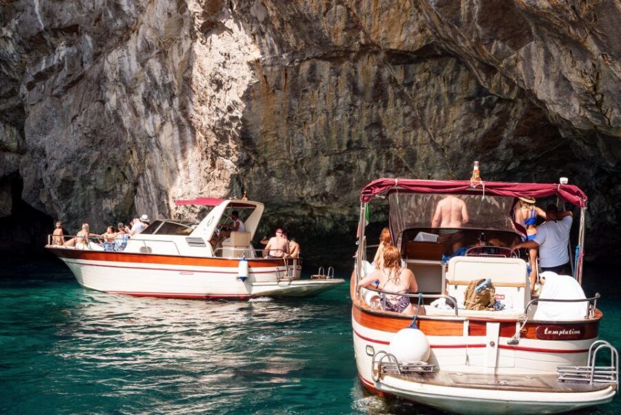 From Amalfi: Small Group Boat Excursion to Capri Island - Arriving in Capri: The Route Before You Even Disembark