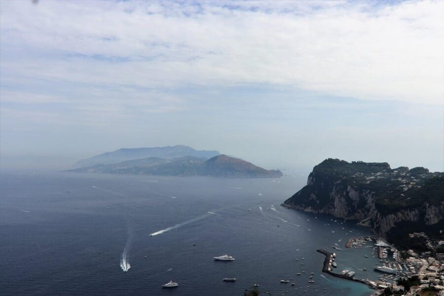 From Naples: Blue Grotto, Capri, and Anacapri Group Tour - Gardens of Augustus: Best Seat for Via Krupp and Faraglioni