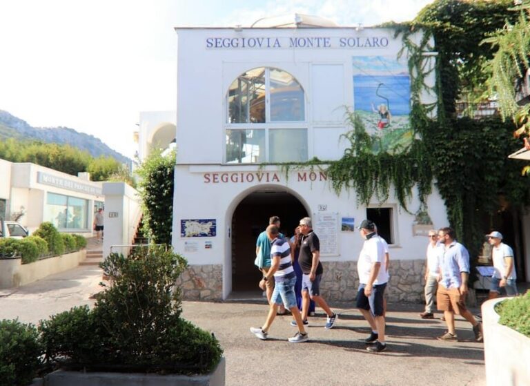 From Naples: Blue Grotto, Capri, and Anacapri Group Tour - Getting There: Ferry, Marina Grande, and the Air-Conditioned Bus Rhythm