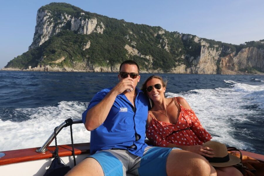 From Naples: Capri Boat Day Trip with Drinks - Swim and snorkel stop: what to do with your towel and timing