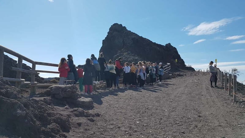 From Naples: Day Trip to Mount Vesuvius - The walk up: only about 1 km, but take it seriously