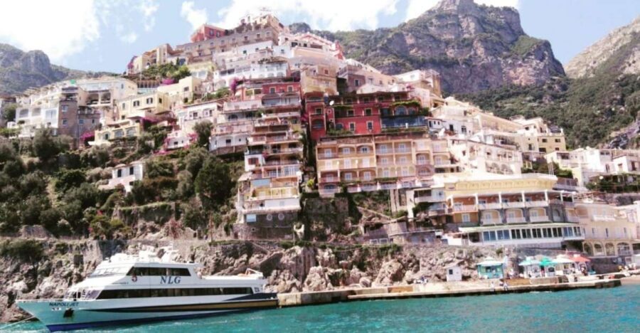 From Naples: Ferry to Amalfi and Positano - At Sea Comfort: Outdoor Deck, Air-Conditioned Cabin, and Sea View Reality