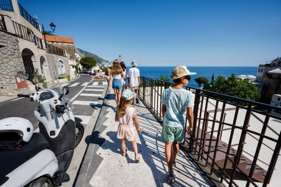 From Naples: Ferry to Amalfi and Positano - Positano Free Time: Spiaggia Grande, Artisan Shops, and Staircase Energy