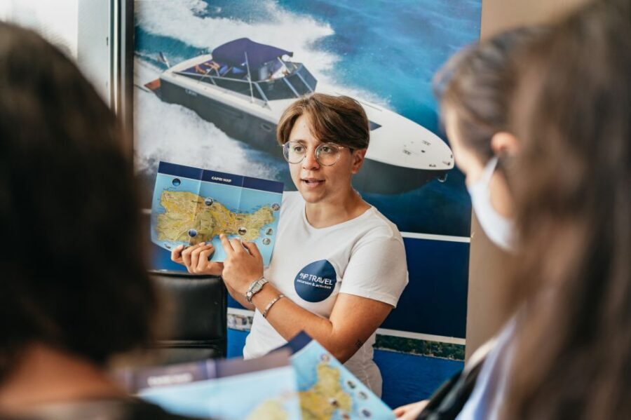 From Naples: Gulf of Naples & Capri Sightseeing Boat Tour - Getting to Capri: Marina Grande, Then the 4-Hour Free Time