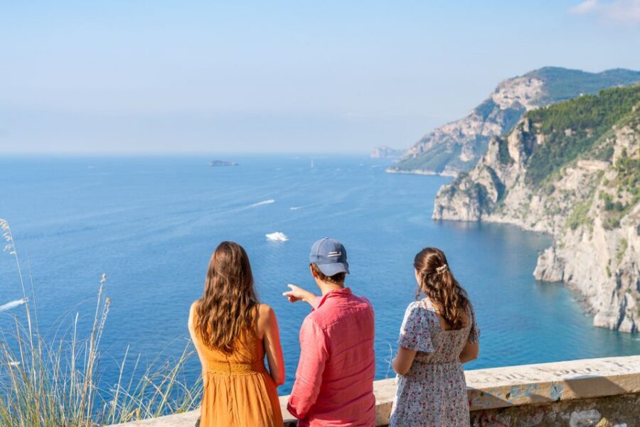 From Naples or Sorrento: Amalfi Coast Full-Day Trip - Positano: Amerigo Vespucci Square and an hour to wander
