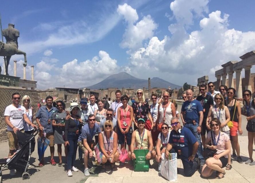 From Naples: Pompeii and Herculaneum VIP Tour with Lunch - Pickup, ride, and the live-guide reality check