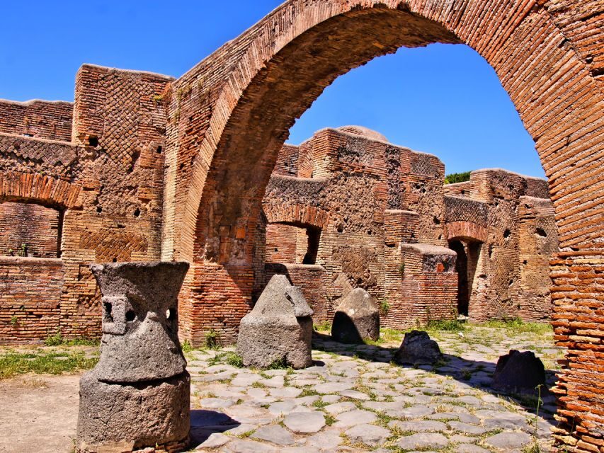 From Naples: Pompeii, Herculaneum, & Vesuvius Full-Day Tour - Pompeii Archaeological Site with an Audio Guide: Forum, Amphitheater, and Realistic Time