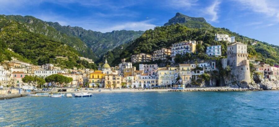From Naples: Sorrento and Amalfi Coast Shared Day Trip - Positano: A Tight Hour Among Steep Streets and Tile Domes