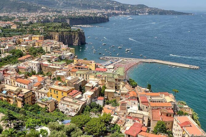 From Naples: Tour of the Amalfi Coast, Sorrento, and Pompeii - Meta di Sorrento: the 111-meter viewpoint quick win
