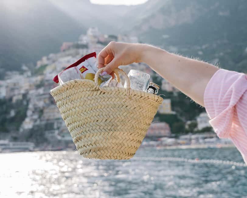 From Positano: Amalfi Coast Sunset Cruise - Group Tour - From Spiaggia Grande to Sunset: Your 1.5-Hour Game Plan