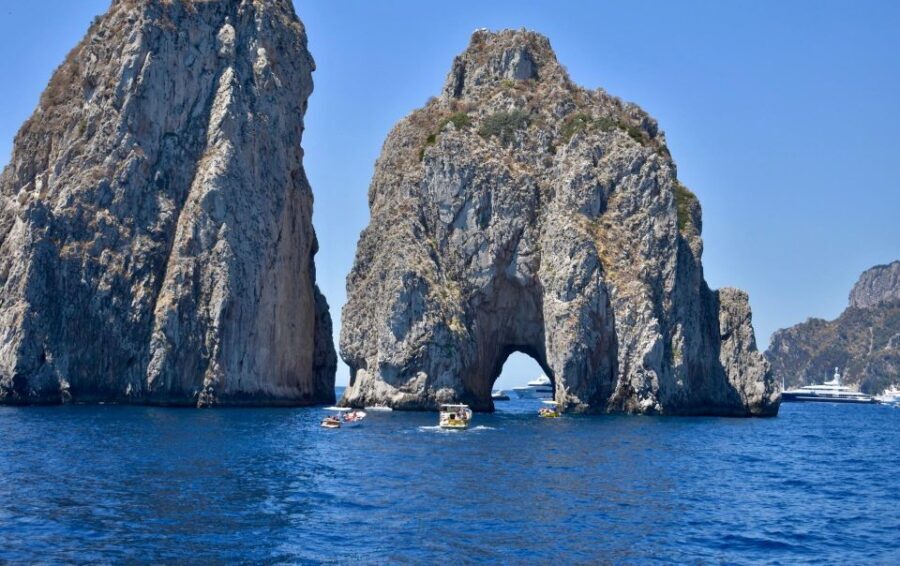 From Positano: Day trip to Capri - Group Tour by boat - The swim stop and what makes it feel worth it