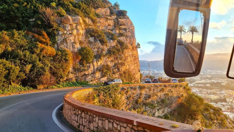 From Rome: Day Trip to Pompeii and Sorrento with Lunch - From Piazza del Popolo to southern Italy: the bus ride with Wi‑Fi