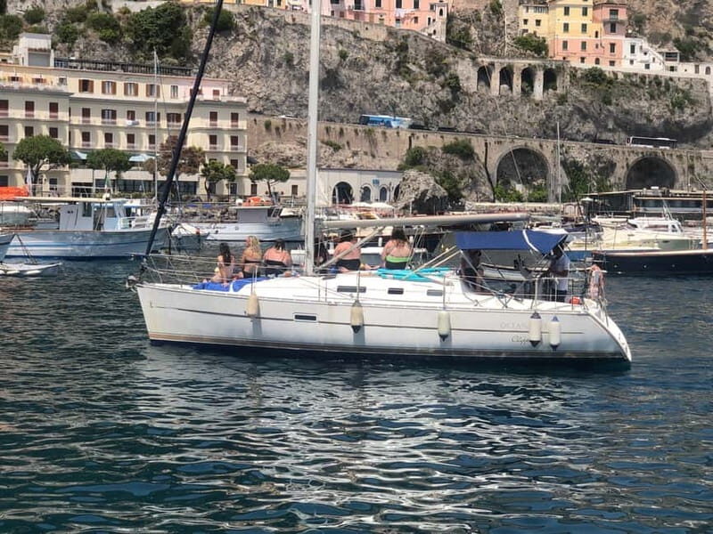 From Salerno: Amalfi Coast Full-Day Sailboat Trip with Lunch - The coast views you only get from the sea