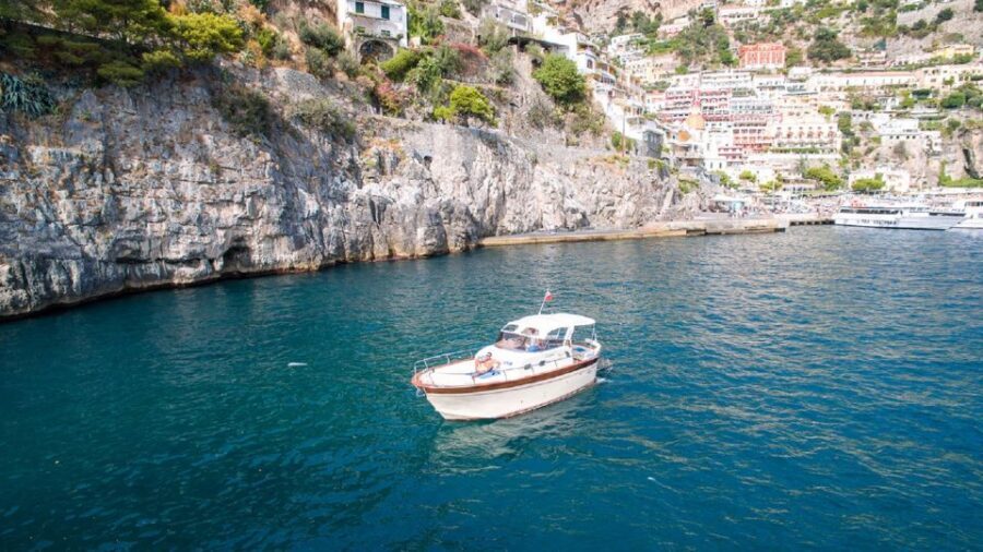 From Salerno: Sightseeing Day Cruise to Amalfi Coast - Stop 1: the day starts at Blu Mediterraneo (your port-of-call base)