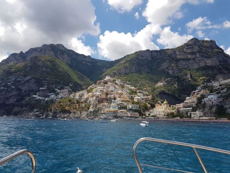 From Salerno: Sightseeing Day Cruise to Amalfi Coast - The onboard vibe: comfortable cruising with snacks, Prosecco, and limoncello