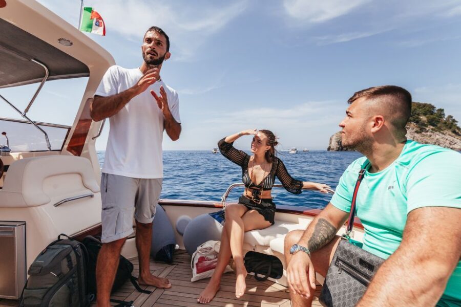 From Sorrento: Amalfi and Positano Full-Day Trip by Boat - Group size, guide languages, and why it affects your day
