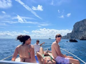 From Sorrento: Capri Boat Tour with Blue Grotto Visit - The I Faraglioni approach: views, photo stops, and the arch of love