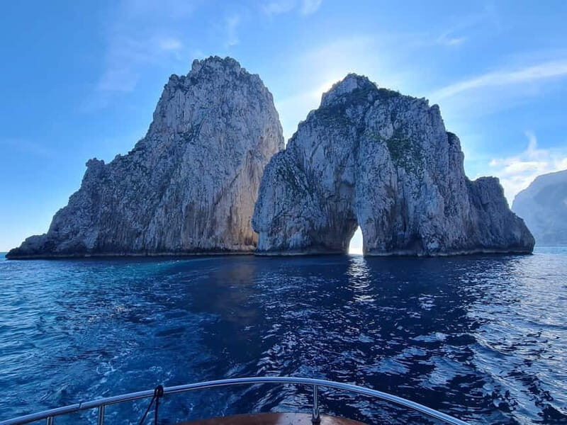From Sorrento: Capri Boat Tour with Blue Grotto Visit - Cruising out of Sorrento: Marina Grande and a Roman-era backdrop