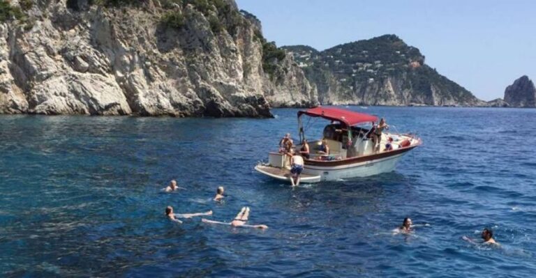 From Sorrento: Capri Guided Boat Tour - Pickup and boarding in Sorrento: keeping you out of the hassle