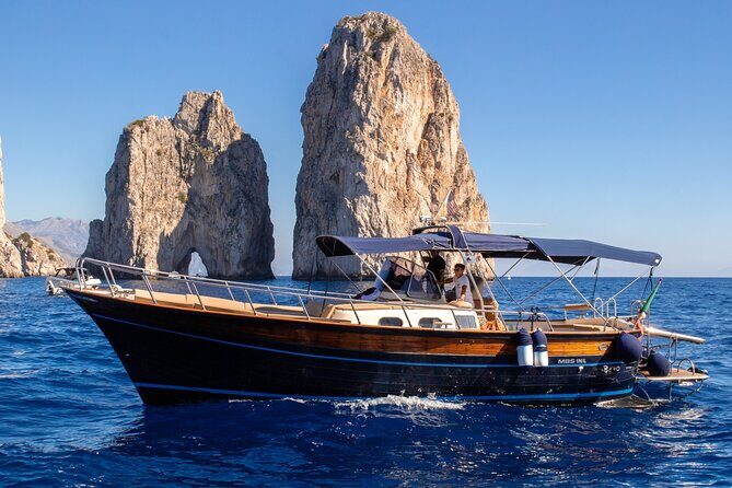 From Sorrento: Capri Small-Group Boat Tour with 4 Hours ashore - White Grotta and Faraglioni: Short Stops, Big Visual Payoff