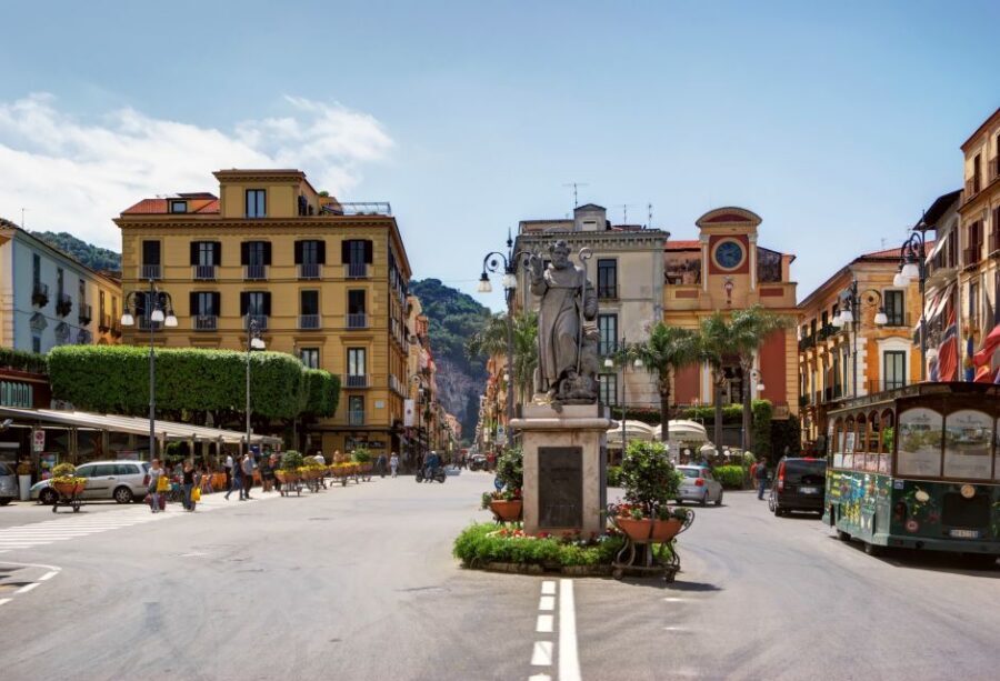 From Sorrento: Full-Day Trip to Capri and Blue Grotto - Bay of Naples viewpoints and the pull of Anacapri