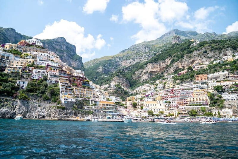 From Sorrento/Nerano: Amalfi and Positano Boat Tour - Amalfi Town: Cathedral, Cloister of Paradise, and Pebble-Beach Time