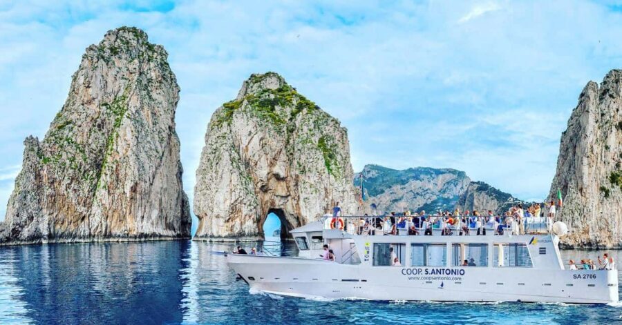 From Sorrento/Nerano: Capri Island Cruise with Guide Onboard - Check-In at Cooperativa S. Antonio: Where the Day Starts