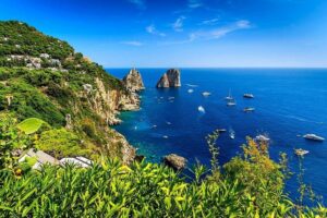 From Sorrento/Nerano:Capri Shared Tour (9:15am Boat Departure) - From Your Hotel to Nerano Port: The 7:30–9:15 Timing