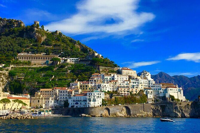 From Sorrento: Positano & Amalfi Coast Small-Group Boat Day Tour - Cruise route from Porto di Sorrento: cliffs, ruins, and siren stories
