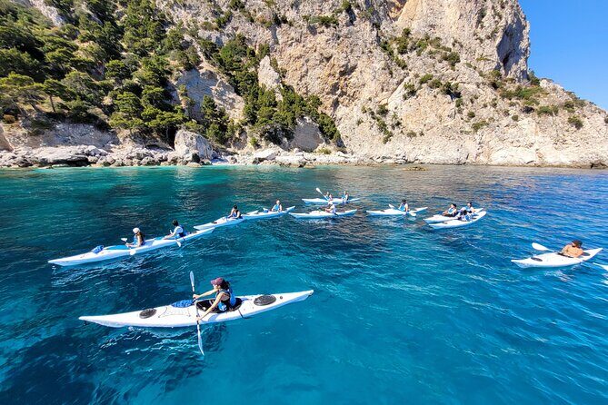 Kayak tour in Capri between caves and beaches. Photos included. - Start at Marina Piccola: timing, luggage, and your kayak lesson