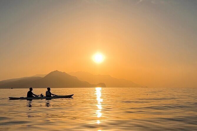 Kayak tour in Capri between caves and beaches. Photos included. - The optional swim stop: refreshing, but plan for the real comfort issues