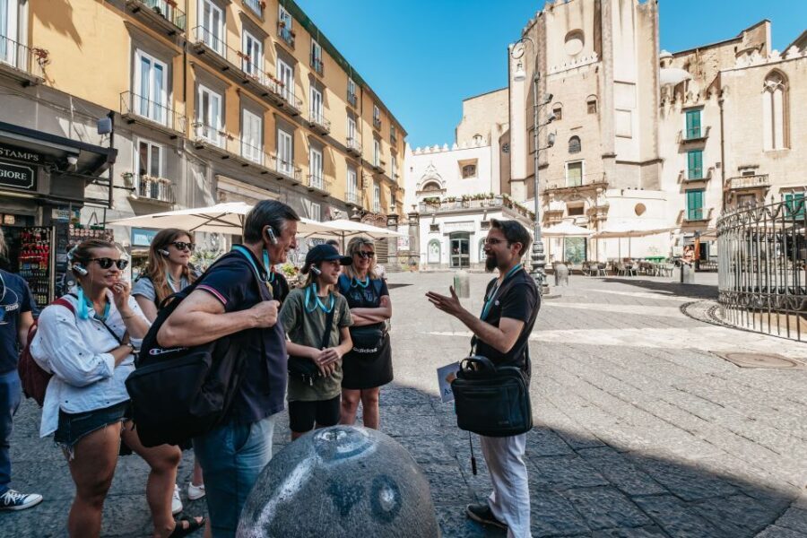 Naples: Downtown Tour with Veiled Christ & St Clare Tickets - More street stories: San Lorenzo Maggiore, Via San Gregorio Armeno, Via dei Tribunali