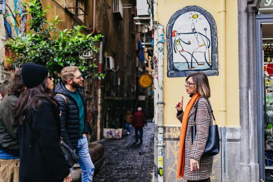 Naples: Old Town Guided Walking Tour - Coffee at the Maradona-shrine bar and the street art Banksy moment