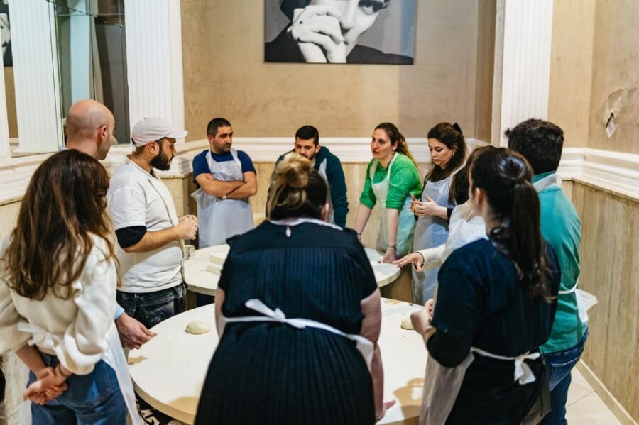 Naples: Pizza-Making Workshop with Drink and Appetizer - From Flour to Dough: How You Learn the Core Technique